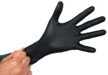 Load image into Gallery viewer, Grower's Edge Black Powder Free Diamond Textured Nitrile Gloves 6 mil - Medium (100/Box)
